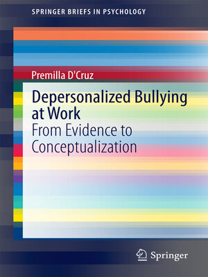 cover image of Depersonalized Bullying at Work